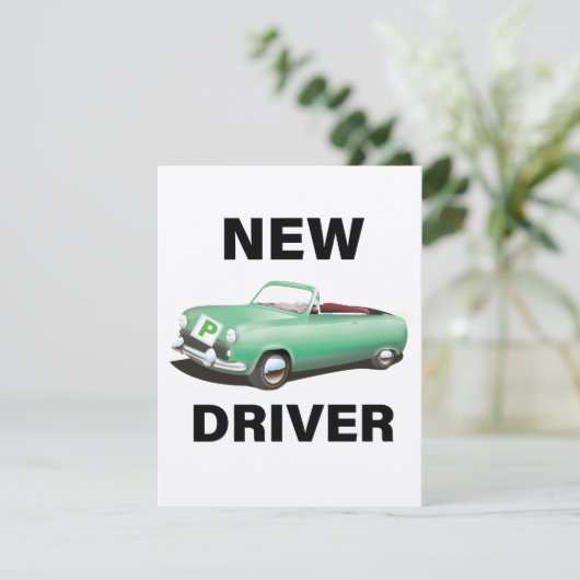 Nieuwe voorlopig chauffeur (Staand voorkant)