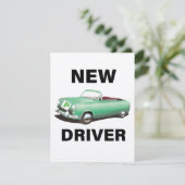 Nieuwe voorlopige autobestuurder (Staand voorkant)