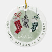 Nieuwe voorraad Waterverf babyketters Keramisch Ornament (Voorkant)