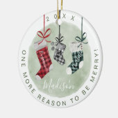 Nieuwe voorraad Waterverf babyketters Keramisch Ornament (Links)