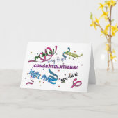 **NIEUWE VORM****CONGRATULATIES** Kaart (Gele Bloem)