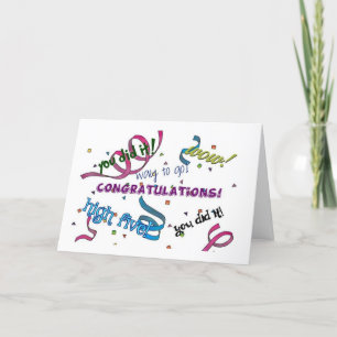 **NIEUWE VORM****CONGRATULATIES** Kaart