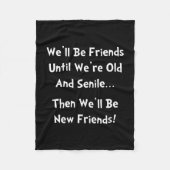 Nieuwe vrienden fleece deken (Voorkant)