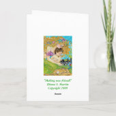 Nieuwe vrienden maken kaart (Achterkant)