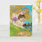 Nieuwe vrienden maken kaart (Gele Bloem)