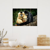 "Nieuwe Vrienden Maken" Poster (Keuken)