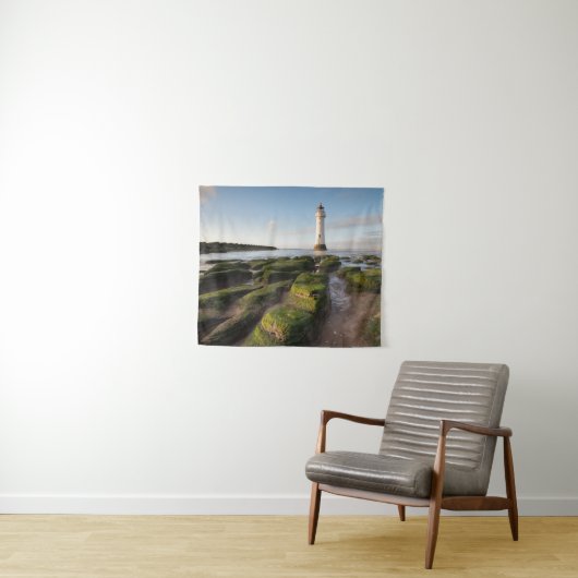 Nieuwe vuurtoren van Brighton Wandkleed (In Situ (horizontaal))