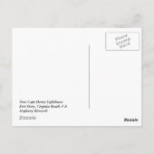 Nieuwe vuurtoren van Cape Henry Briefkaart (Achterkant)