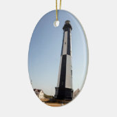 Nieuwe vuurtoren van Cape Henry Keramisch Ornament (Links)