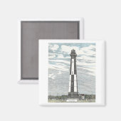 Nieuwe vuurtoren van Cape Henry Magneet (Voorkant / Achterkant)