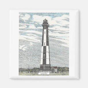 Nieuwe vuurtoren van Cape Henry Magneet