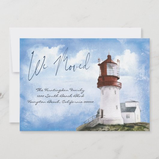 Nieuwe vuurtoren van het Basis van het Huis wij ve Aankondiging (Voorkant)