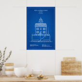 Nieuwe vuurtoren van London Ledge - Connecticut – Poster (Keuken)