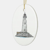 Nieuwe vuurtoren voor kantoorgebruik keramisch ornament (Links)