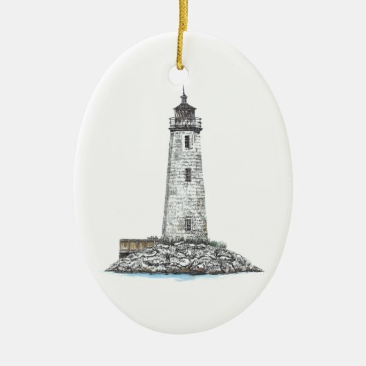 Nieuwe vuurtoren voor kantoorgebruik keramisch ornament (Voorkant)