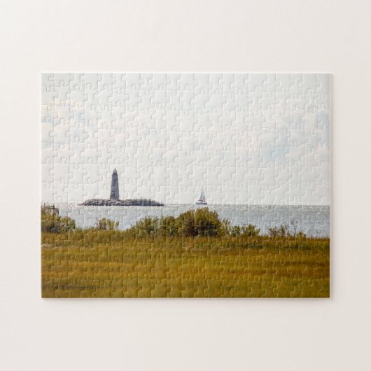 Nieuwe vuurtoren voor kantoorgebruik legpuzzel (Horizontaal)