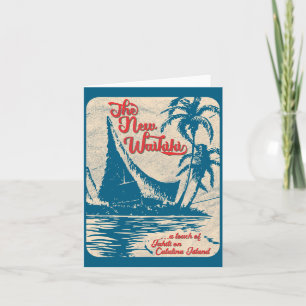 Nieuwe Waikiki Tiki Bar Hawaiaanse stijl Retro 50s Kaart