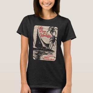 Nieuwe Waikiki Tiki Bar Hawaïaanse stijl Retro 50s T-shirt