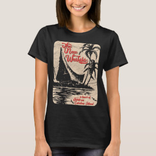 Nieuwe Waikiki Tiki Bar Hawaiaanse stijl Retro 50s T-shirt