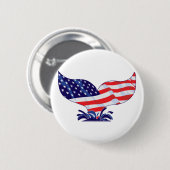 Nieuwe-Walvisstaart-[Omgezet] Ronde Button 5,7 Cm (Voorkant /achterkant)