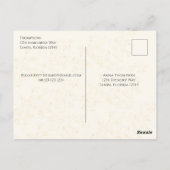 Nieuwe Waterverf Champagne van het Jaar Vooraf ger Briefkaart (Achterkant)