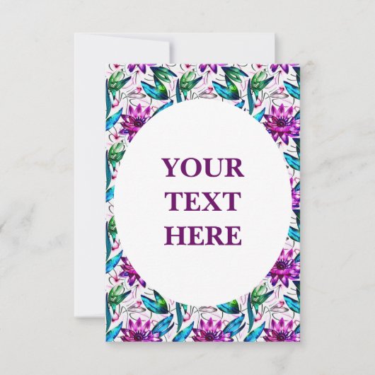   Nieuwe Waterverf Kaart (Voorkant)