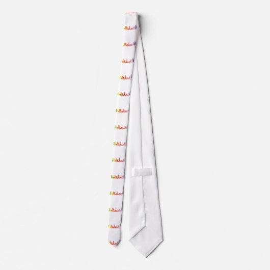 NIEUWE Waterverf van de STAD YORK Stropdas (Achterkant)