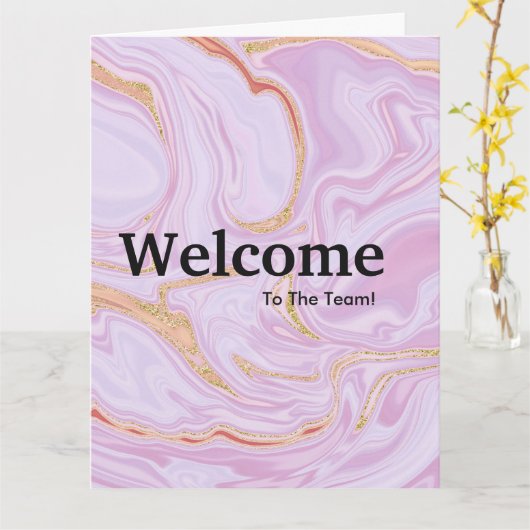 Nieuwe Waterverf voor werknemers Kaart (Gele Bloem)