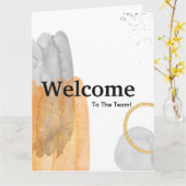 Nieuwe Waterverf voor werknemers Kaart (Gele Bloem)