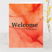 Nieuwe Waterverf voor werknemers Kaart (Gele Bloem)