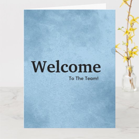 Nieuwe Waterverf voor werknemers Kaart (Gele Bloem)