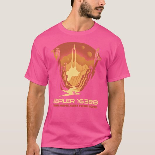 Nieuwe wereld - Kepler 1638B T-shirt (Voorkant)