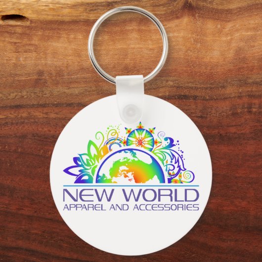 Nieuwe Wereld Logo Sleutelhanger (Achterkant)