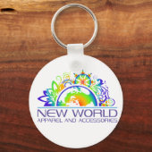 Nieuwe Wereld Logo Sleutelhanger (Voorkant)