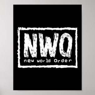 Nieuwe Wereld Orde Grappig T-shirt Halloween Kostu Poster