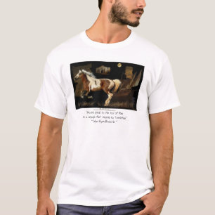"NIEUWE WERELD" Spaanse Mustang Paardenliefhebber T-shirt