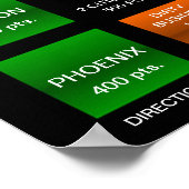 NIEUWE WERELDBOORD-GAME (U.S. EDITION) POSTER (Hoek)