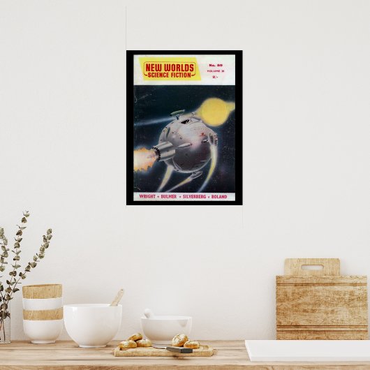 Nieuwe werelden 059 (1957-05.Nova)_Pulp Art Poster (Keuken)