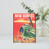 Nieuwe werelden 1950_Pulp Art Briefkaart (Staand voorkant)