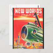 Nieuwe werelden 1950_Pulp Art Briefkaart (Voorkant / Achterkant)