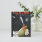 Nieuwe werelden 4_Pulp Art Briefkaart (Staand voorkant)