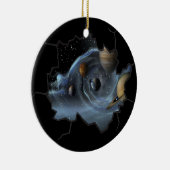 Nieuwe werelden keramisch ornament (Rechts)