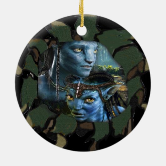 Nieuwe werelden keramisch ornament (Achterkant)