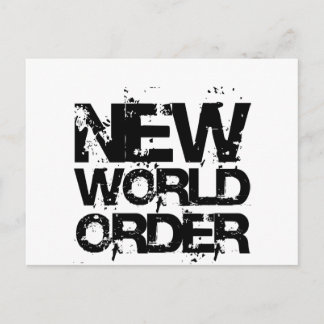 Nieuwe wereldorde briefkaart
