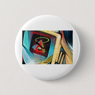Nieuwe wereldorde graffiti ronde button 5,7 cm