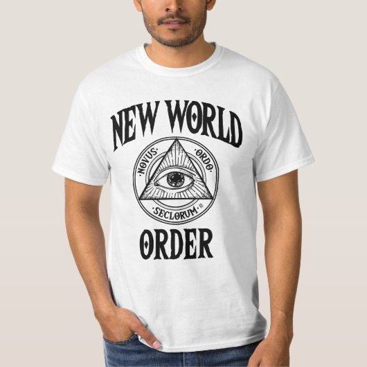 Nieuwe wereldorde Illuminati T-shirt (Voorkant)