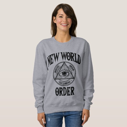 Nieuwe wereldorde Illuminati Trui (Voorkant volledig)