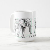 Nieuwe wereldorde koffiemok (Voorkant links)