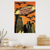 Nieuwe wereldorde poster (Keuken)