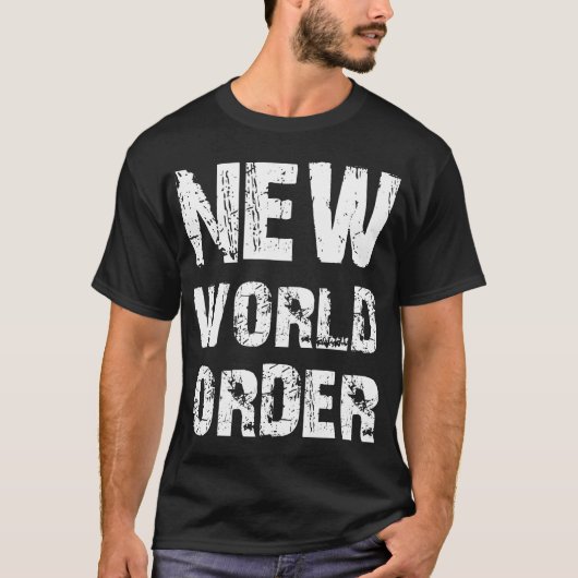 Nieuwe wereldorde t-shirt (Voorkant)